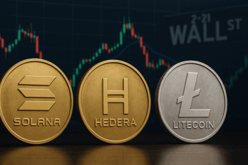 Comment les ETF solana, litecoin et hedera se sont-ils comportés lors de leur premier jour de négociation ?