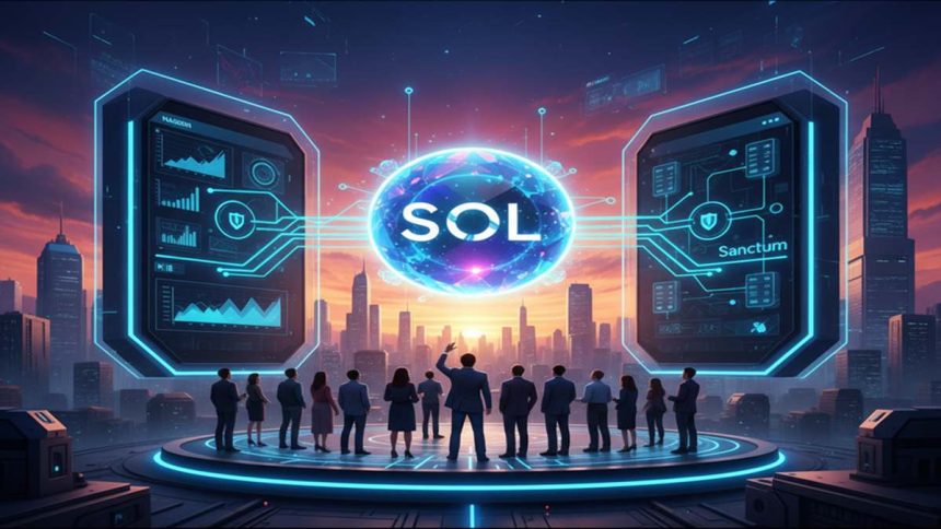 Nansen, a blockchain analytics firm, has partnered with Sanctum to launch a new liquid staking token.