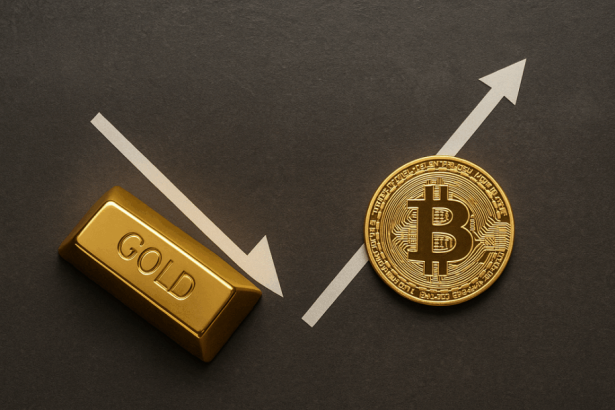 Le Bitcoin monte et l’or s’effondre, que se passe-t-il sur le marché ?