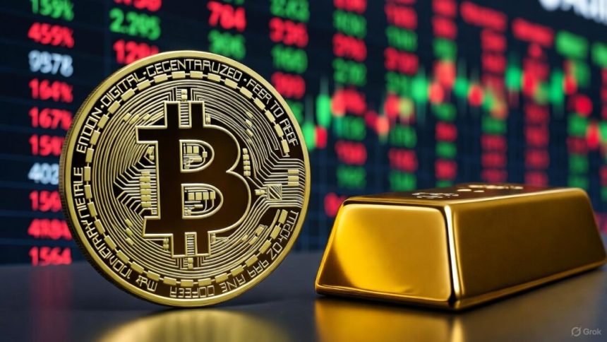 Jusqu’où ira le Bitcoin s’il « vole » le capital de l’or ?