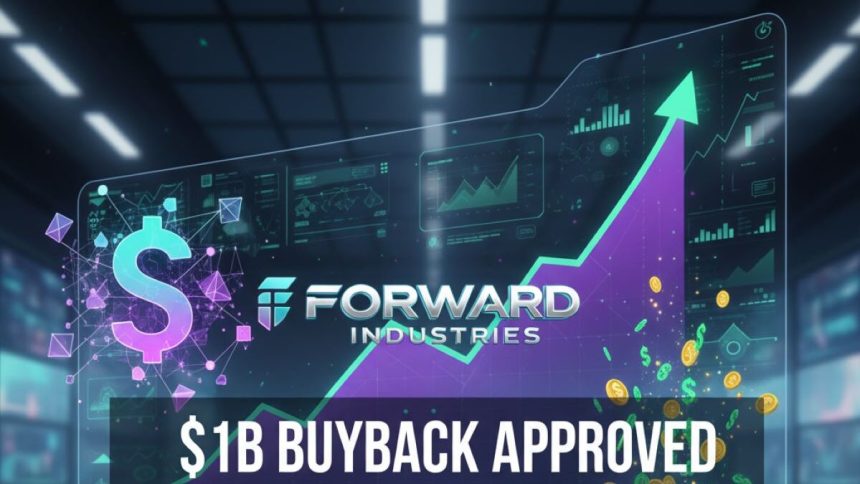 Forward Industries launches a $1B share buyback program while integrating Solana-based treasury tools to modernize capital management.