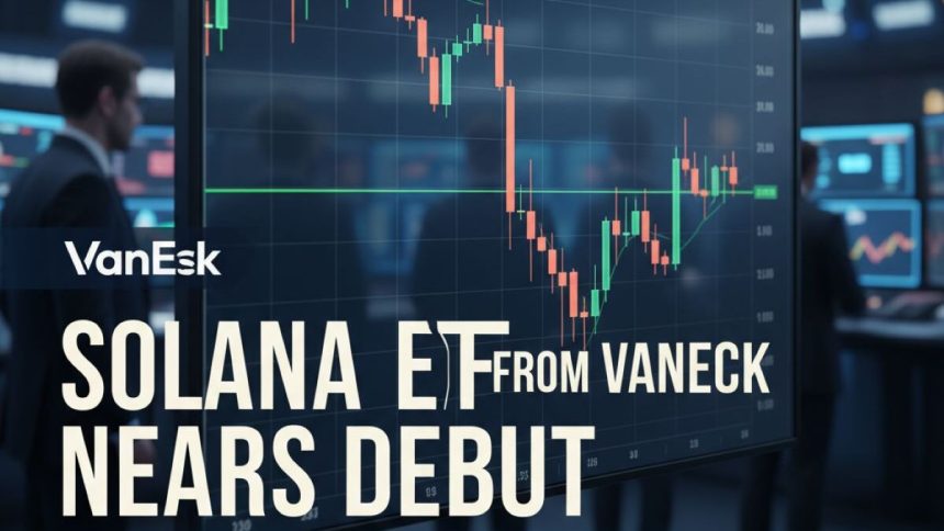 VanEck’s Solana ETF is set to launch as SOL tests its five-year support trendline, signaling cautious optimism among traders and investors.