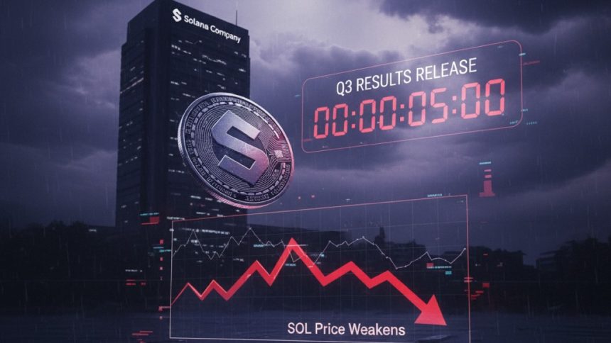 SOL drops 4% ahead of Q3 earnings; $153–$155 support key for short-term stability and momentum.