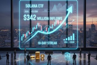 Solana ETF inflows $342.48 million