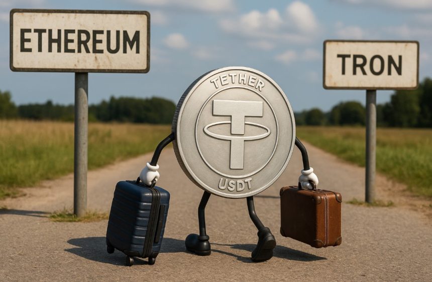 Tron se positionne comme le réseau privilégié pour stocker l'USDT