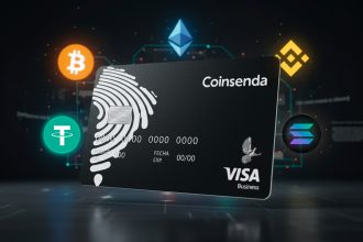 Coinsenda présente sa nouvelle carte Visa en USD et COP