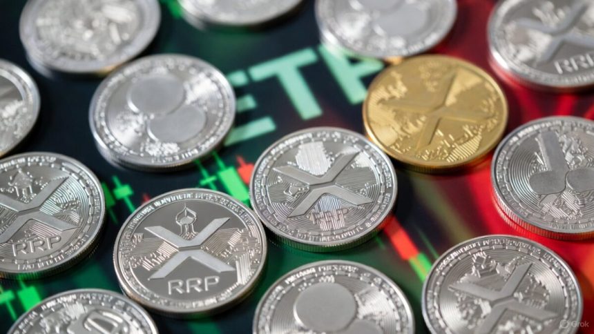 XRP cumule 11 jours positifs à Wall Street, mais son prix est au sol