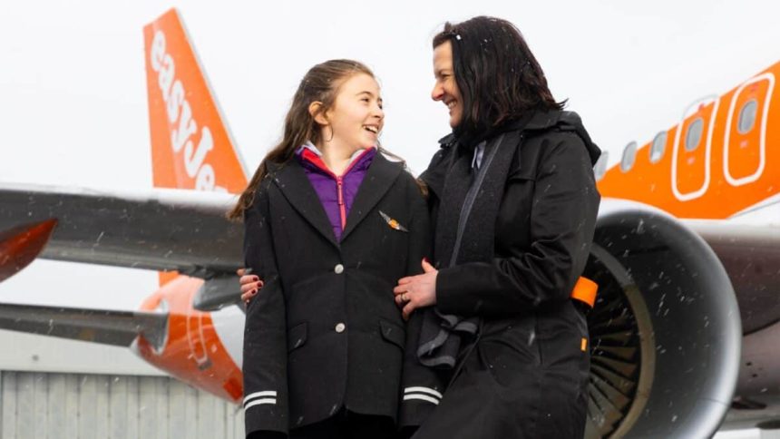 High flying easyJet women bring daughters to work to inspire next generation of women in STEM