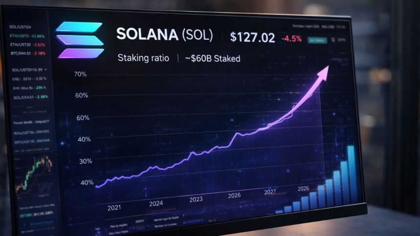 Solana Staking atteint un niveau record