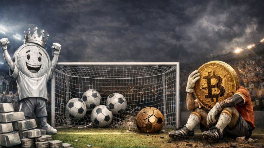 L'argent bat le bitcoin par un glissement de terrain