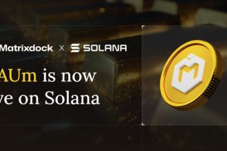 Matrixdock Brings XAUm to Solana for Scalable Tokenized Gold