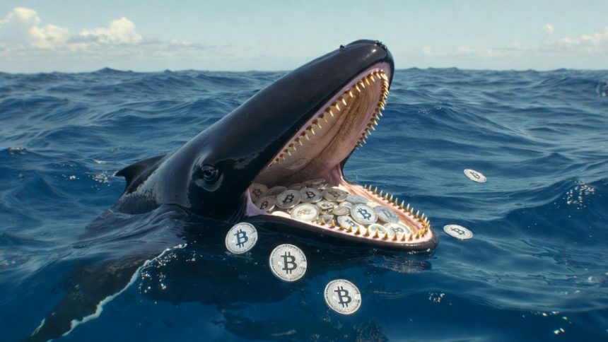 Les baleines Bitcoin balayent pendant le krach du marché