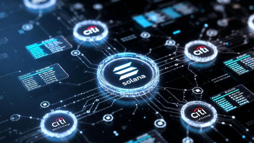 Solana est le réseau choisi par Citi pour tokeniser les lettres de change