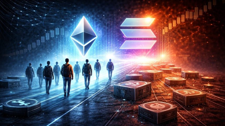Developer activity is shrinking across crypto, but Ethereum and Solana are retaining the strongest core talent as smaller chains lose teams and momentum.