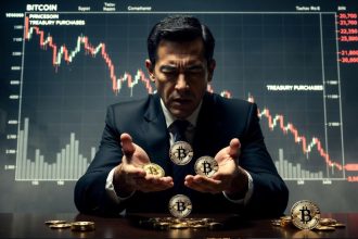 Les achats de trésorerie Bitcoin sont tombés aux niveaux de 2024