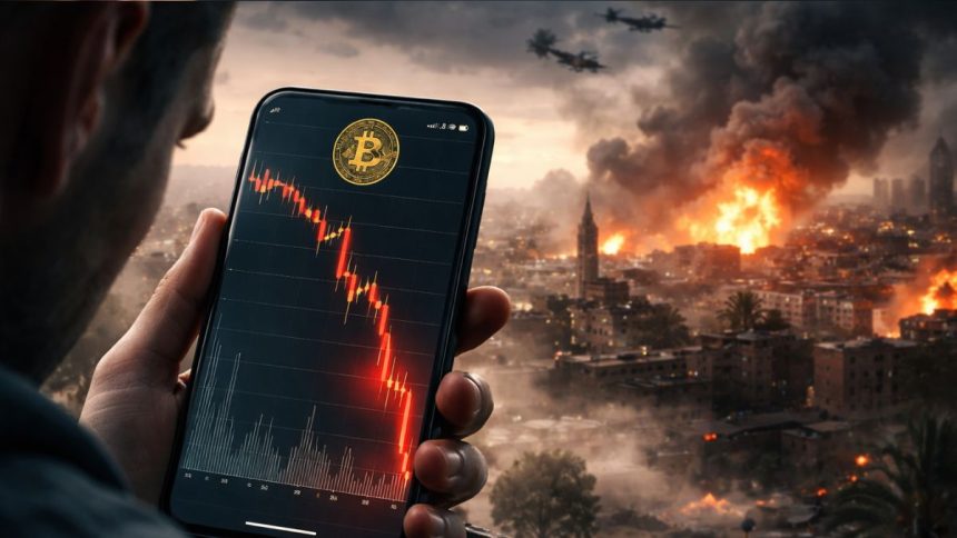 Le crash du Bitcoin liquide 400 millions de dollars en 24 heures en raison de l'escalade de la guerre en Iran