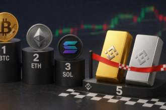 L'or et l'argent conquièrent le top 5 des transactions à terme sur Binance