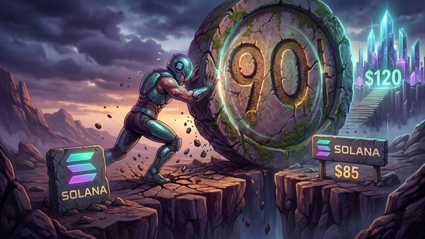 Solana se bat sous une résistance de 90 $ : prochain objectif