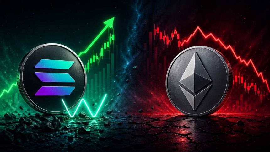 Solana signale une cassure potentielle avec un modèle à double fond alors qu'Ethereum s'affaiblit