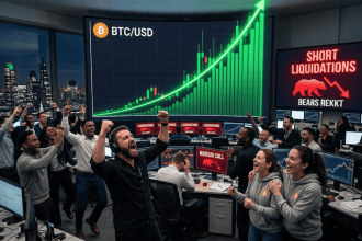 Bitcoin a liquidé 300 millions de dollars de traders et a atteint 78 000 dollars.
