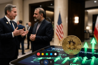 Le Bitcoin grimpe à 76 000 USD après avoir appris que l'Iran accepterait de négocier avec les États-Unis.