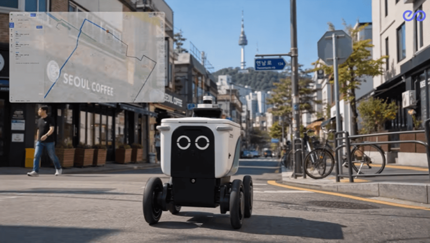 Un robot navigue à Séoul, paie en crypto-monnaies et ne demande rien à personne