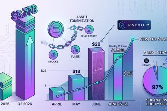 Solana – volume of tokenized assets –